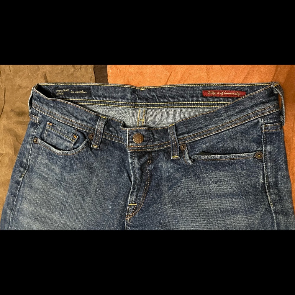 Citizens of humanity Ingrid #002 low waist flair stretch jeans size 29
